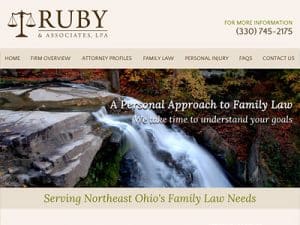 Ohio Law Firm Website Design druby-law-cover