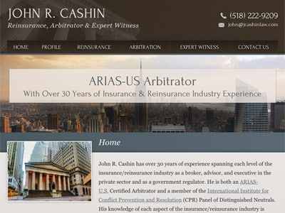 Law Firm Website design for Law Office of John R. Cas…