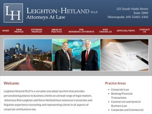 Minneapolis Attorney Website Design