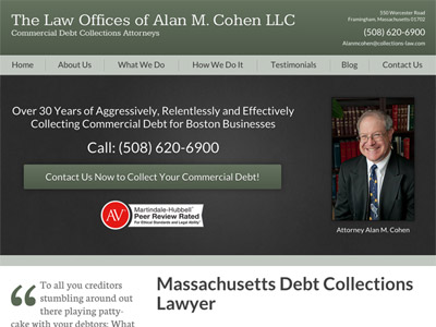 Law Firm Website design for The Law Offices of Alan M…