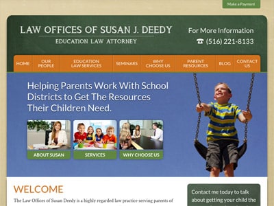 Law Firm Website design for Law Offices of Susan J. D…