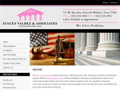Webster Texas Law Firm Website Design Webster Texas Law Firm Website Design