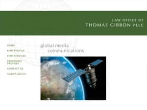 Washington D.C. Law Firm Website Design thomas-gibbon-law-cover