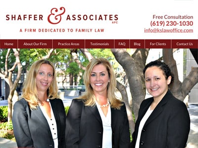 San Diego Divorce Attorney Website