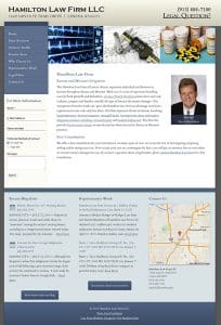 Lenexa Kansas Solo Attorney Website Design lenexa-law-desktop
