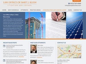 New Jersey Law Firm Website Design