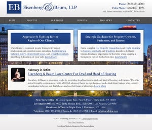 New York Law Firm Website Design
