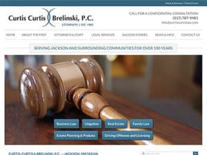 Jackson Michigan Small Law Firm Website Design