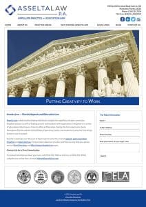 Fort Lauderdale Florida Attorney Website Design