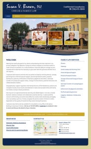 Chelsea Michigan Divorce Attorney Website Design