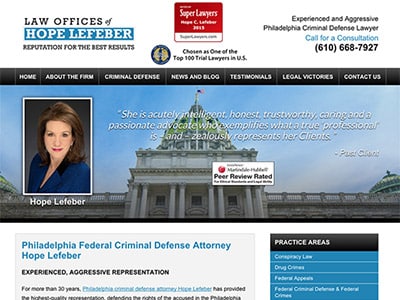 Philadelphia Attorney Website Design