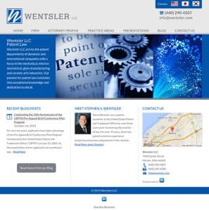 Patent Law Attorney Website