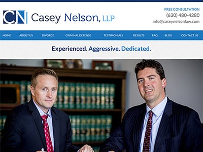 Wheaton IL Law Firm Website Design