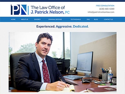 Law Firm Website design for The Law Office of J. Patr…