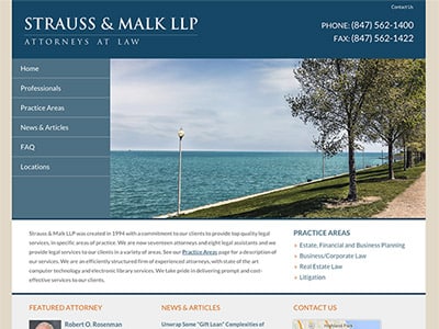 Chicago Law Firm Website Design
