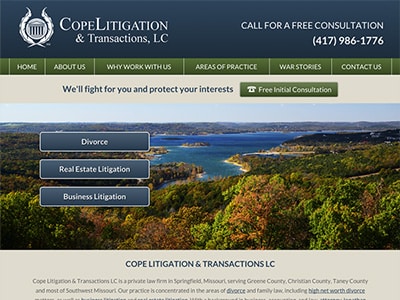 Missouri Attorney Website Design