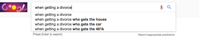 Google Auto Suggest screenshot