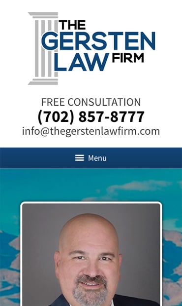 Responsive Mobile Attorney Website for The Gersten Law Firm PLLC