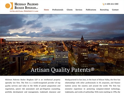 Law Firm Website design for Hickman Palermo Becker Bi…