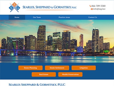 Law Firm Website design for Searles Sheppard & Gornit…