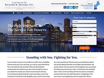 Law Firm Website design for Law Office of Richard R.…