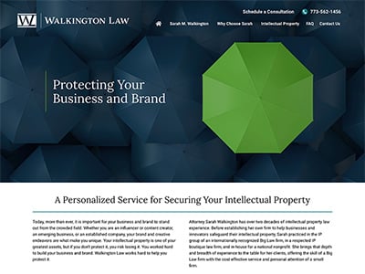 Website Design for Walkington Law