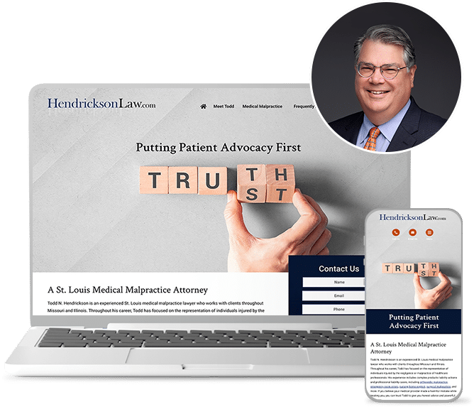 Law Firm Web Design for Hendrickson Law