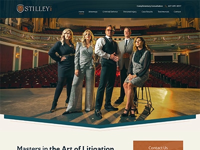 Website Design for Stilley Law