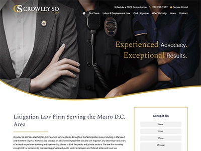 Website Design for Crowley So, LLP