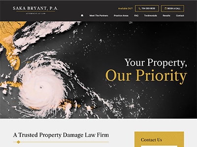 Website Design for Saka Bryant, P.A.
