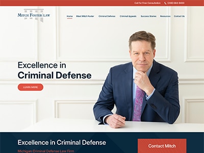Law Firm Website design for Mitch Foster Law