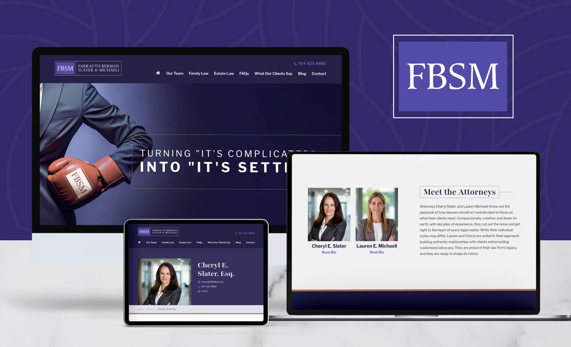 Law Firm Website design for Farrauto Berman Slater &…