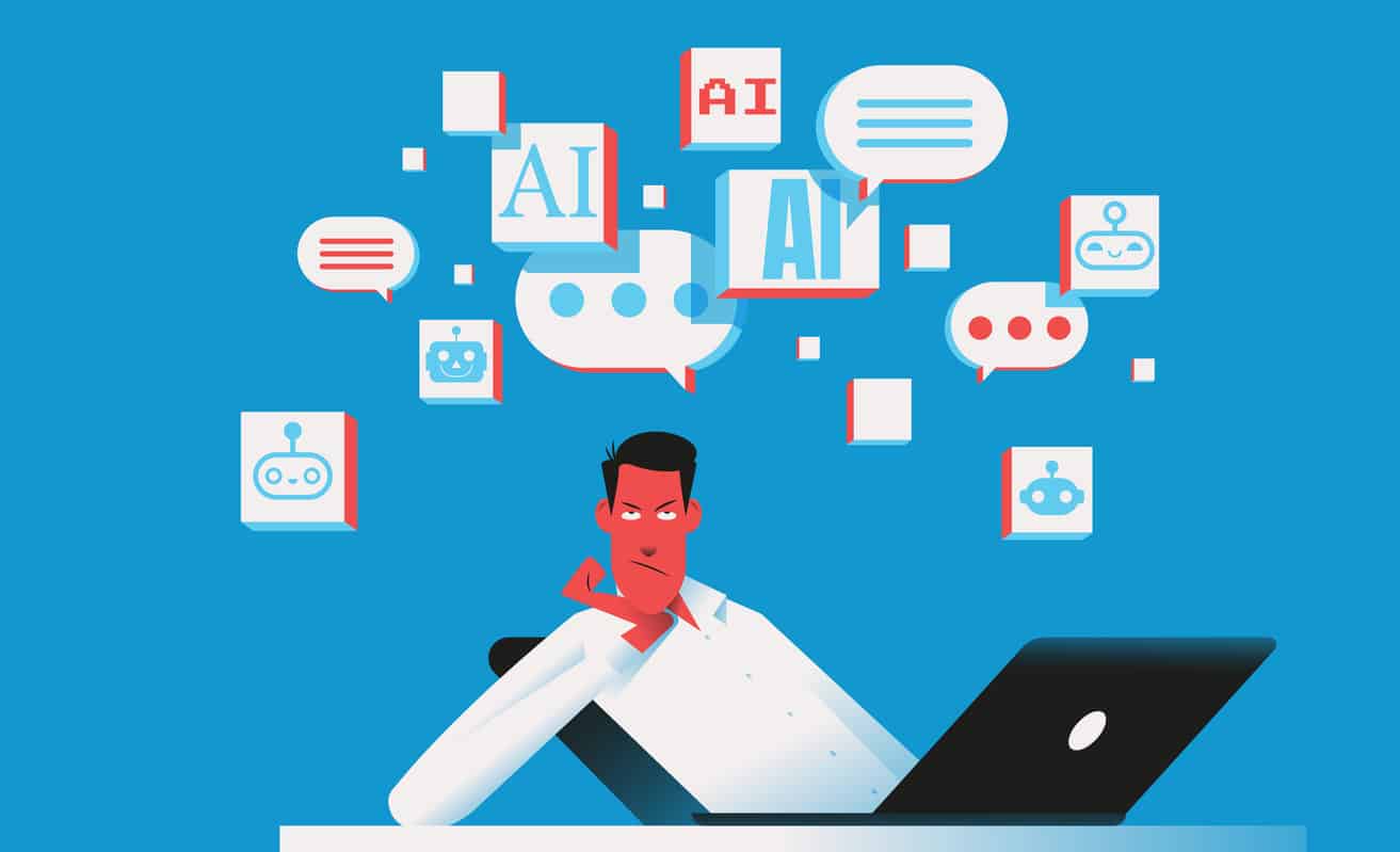 How to optimize for AI concept illustration