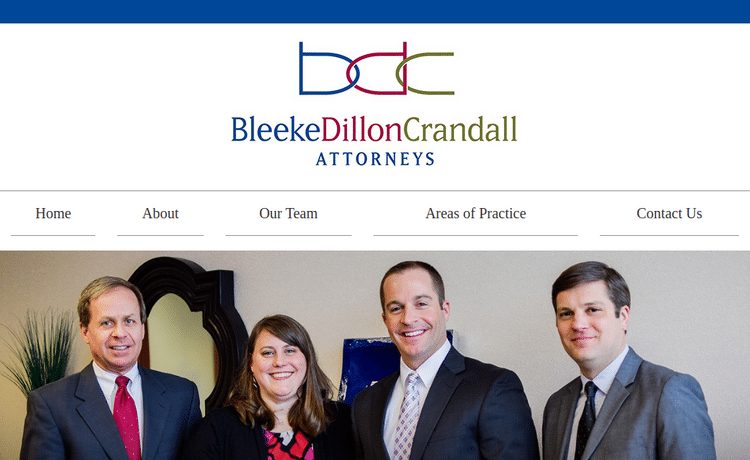Law Firm Website design for Bleeke Dillon Crandall