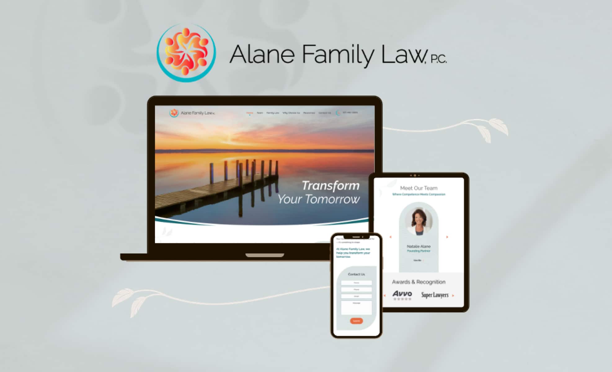 Alane Family Law Web Design by The Modern Firm