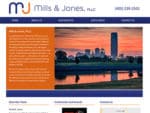 Norman, Oklahoma Law Firm Website Design for Mills & Jones