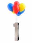Balloons with Number 1